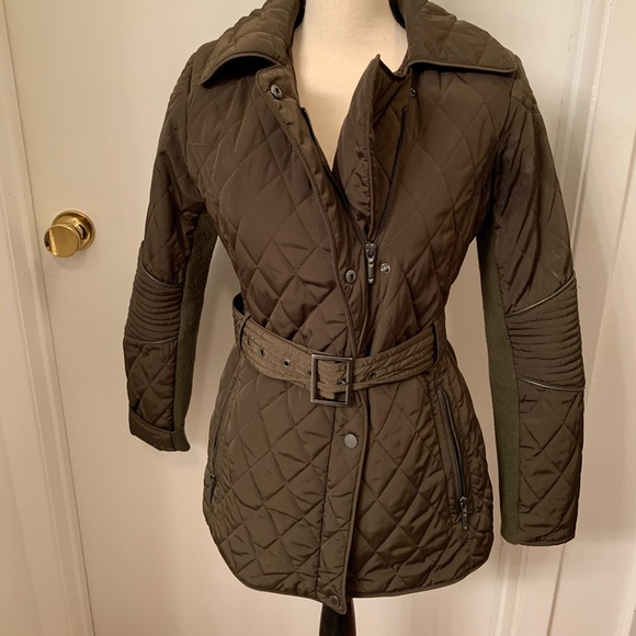 BcbgMaxazria Army Green Coat Size Small - Picture 1 of 8